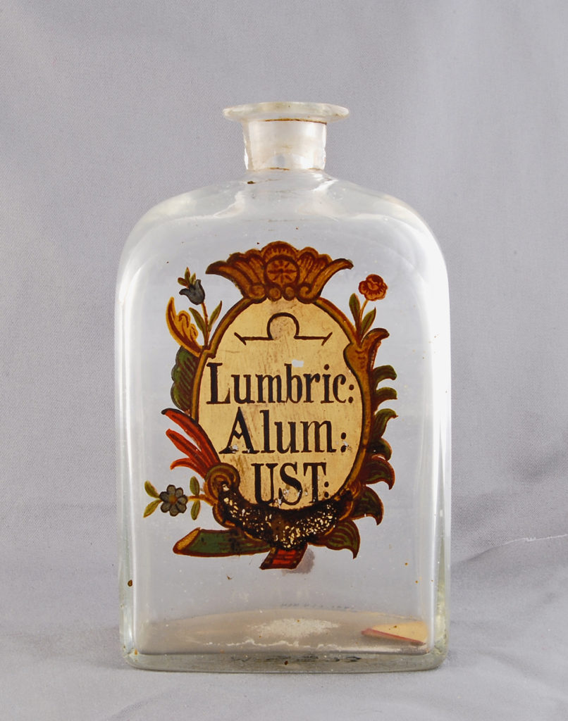 Antique Lumbric Alum UST bottle.